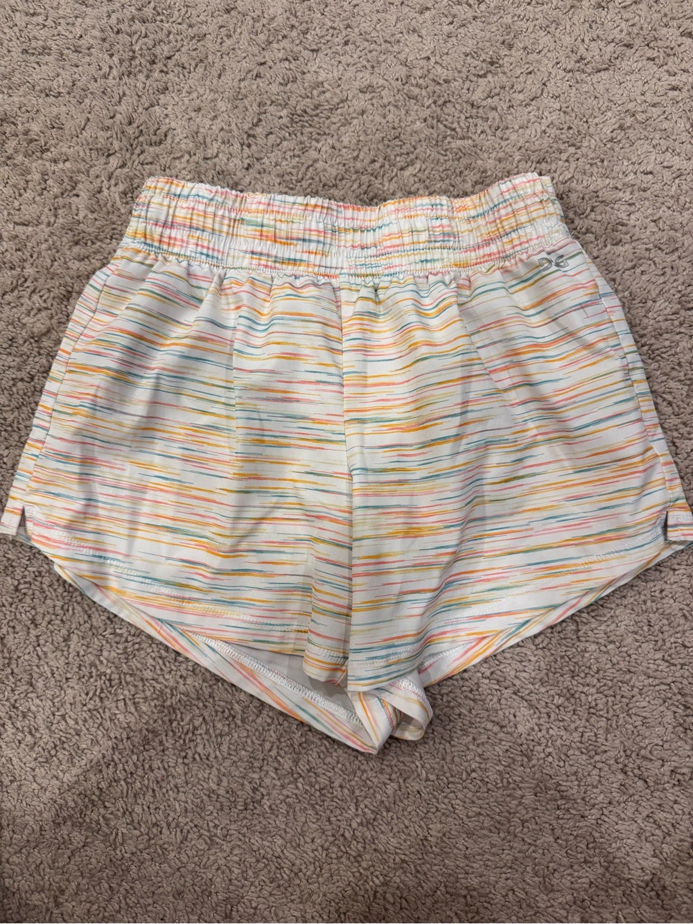 DSG Girls Light Multi-Striped Shorts